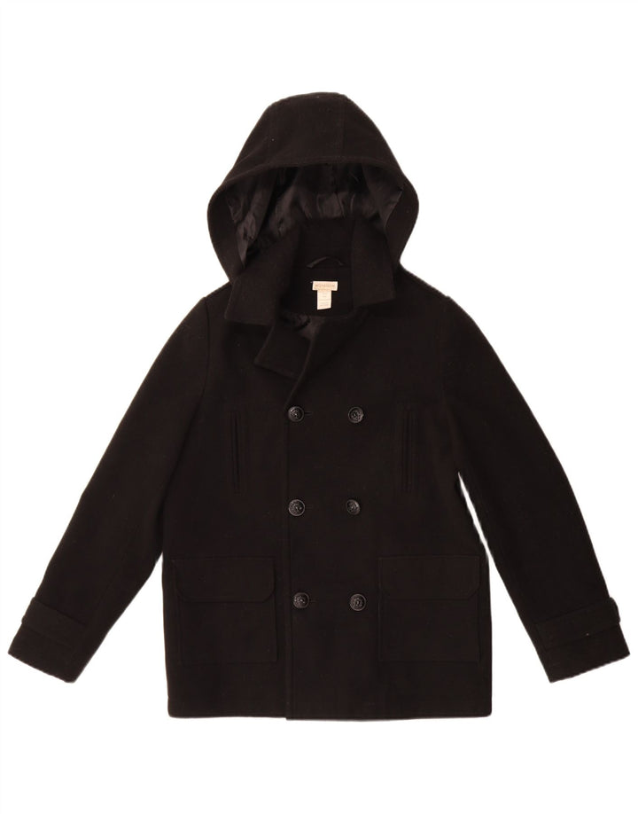Monsoon Chaquetón con capucha para niño 11-12 años Negro Poliéster