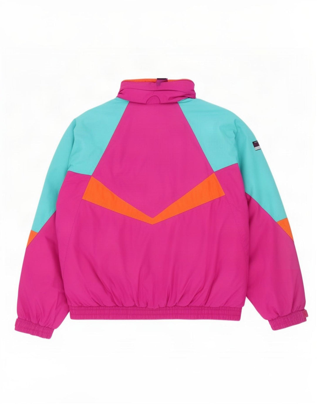 Aesse Chaqueta de esquí holgada para hombre ES 36 Small Rosa Colorblock Poliamida