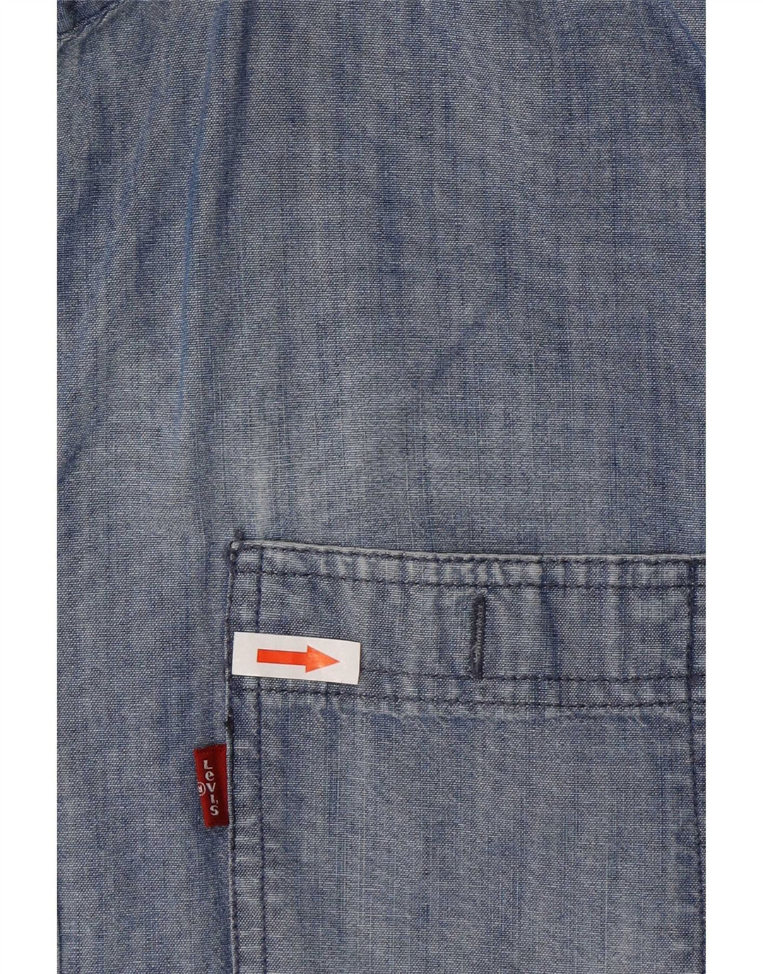 Levi's Camisa vaquera para hombre azul grande