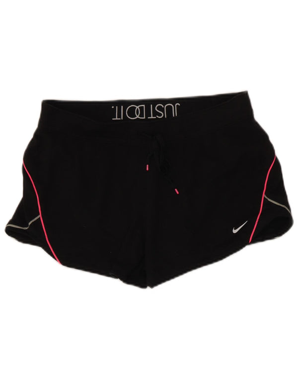 Nike Dri Fit Graphic - Pantalones cortos deportivos para mujer, talla M, algodón negro