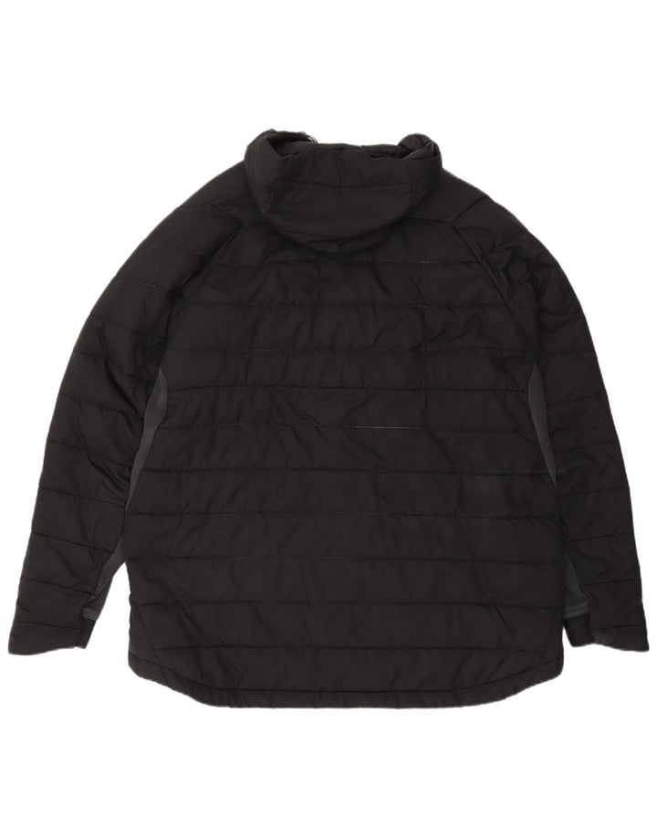 NIKE Chaqueta acolchada con capucha para hombre ES 44 2XL Poliéster negro