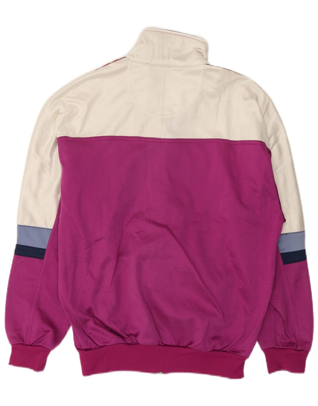 ASICS Chaqueta superior de chándal con gráfico para mujer IT 46 Large Purple Colourblock