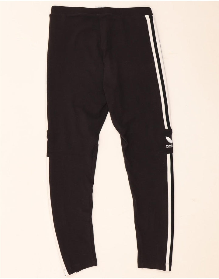 Adidas Leggings gráficos para mujer Reino Unido 12 Algodón negro mediano
