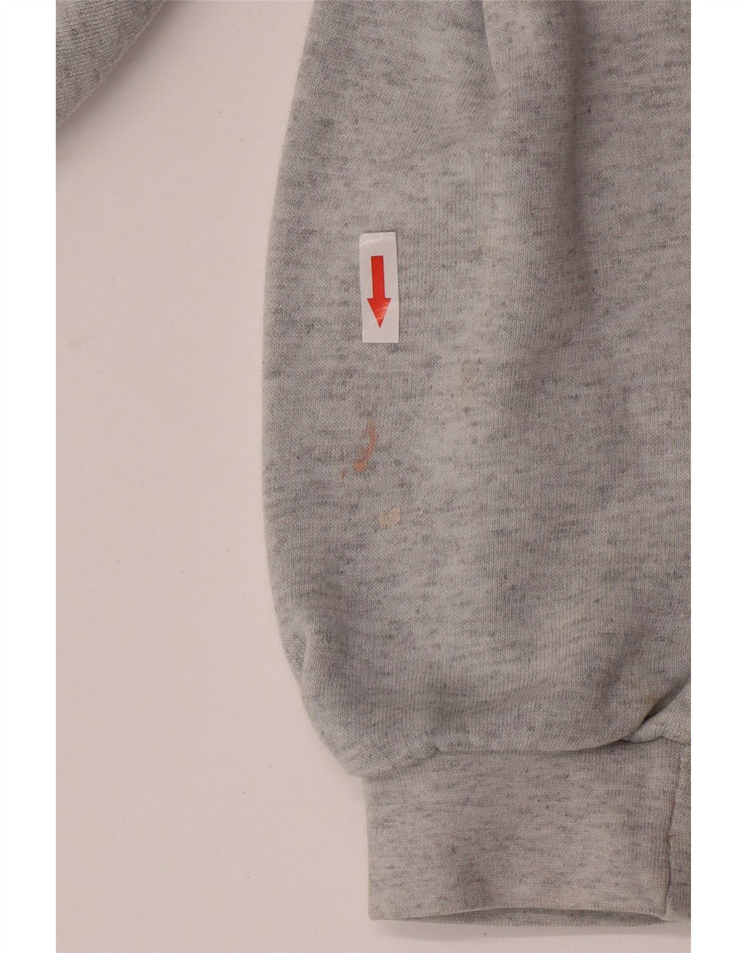 Asics Hombre Graphic Zip Neck Sudadera Jumper Grande Gris