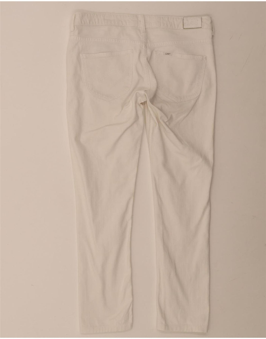 Vaqueros Lee Norma Slim para mujer W30 L27 Algodón blanco
