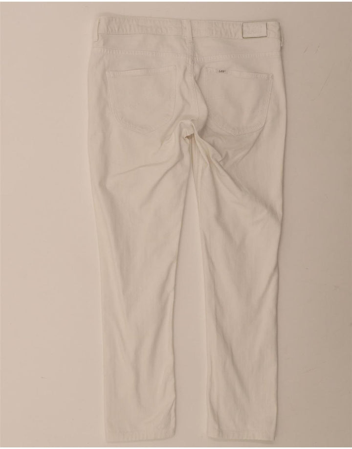 Vaqueros Lee Norma Slim para mujer W30 L27 Algodón blanco