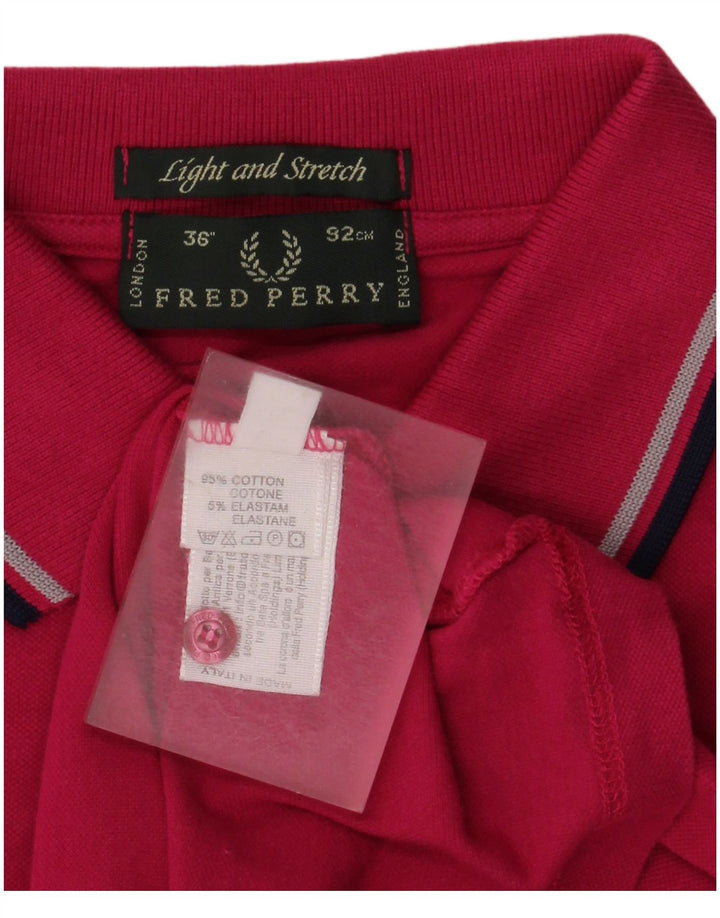 Polo Fred Perry Hombre Pequeño Algodón Rosa