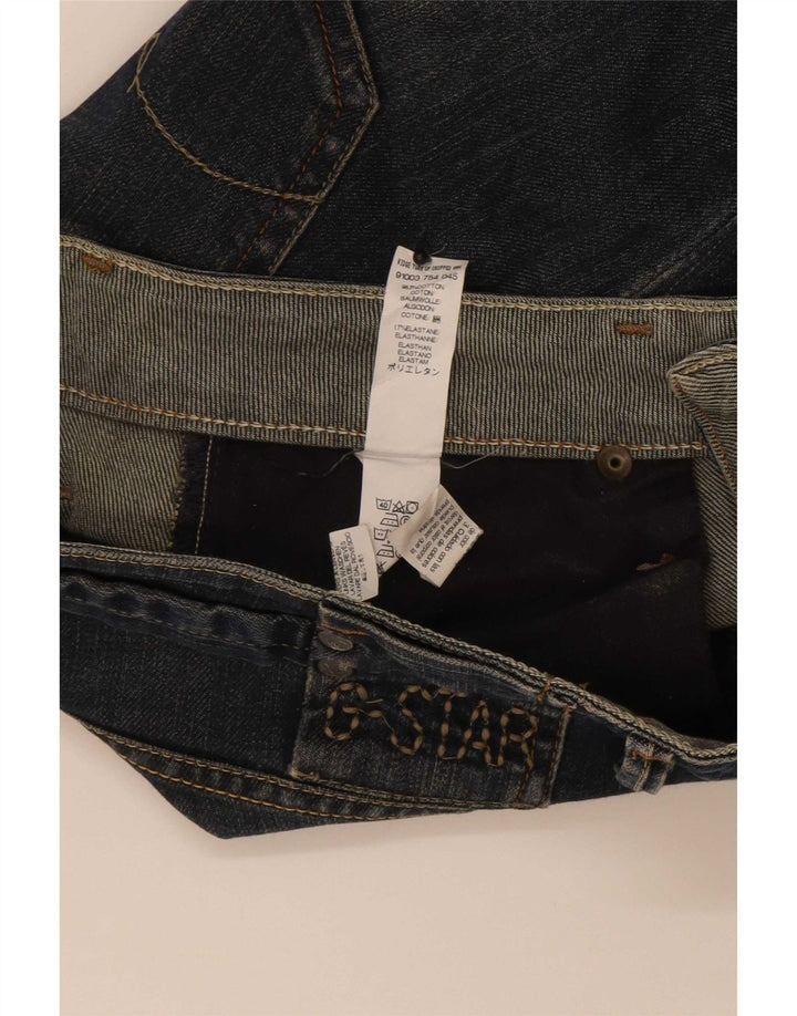 Vaqueros recortados para mujer G-Star W28 L25 Algodón azul marino