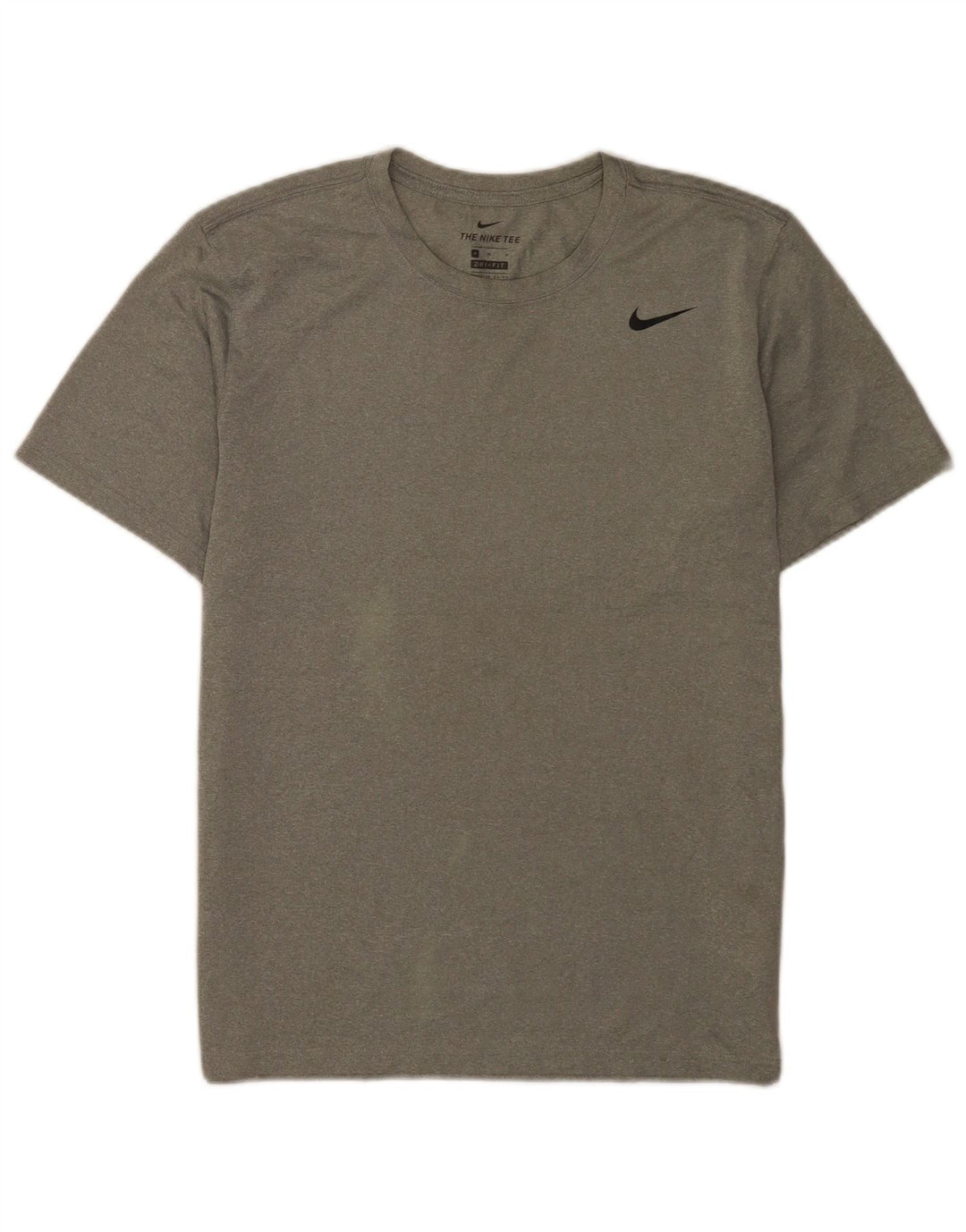 Camiseta Nike Dri Fit para hombre Top poliéster gris medio