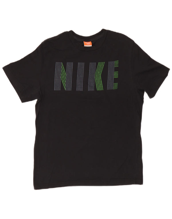 Adidas - Camiseta gráfica para hombre, talla mediana, algodón negro