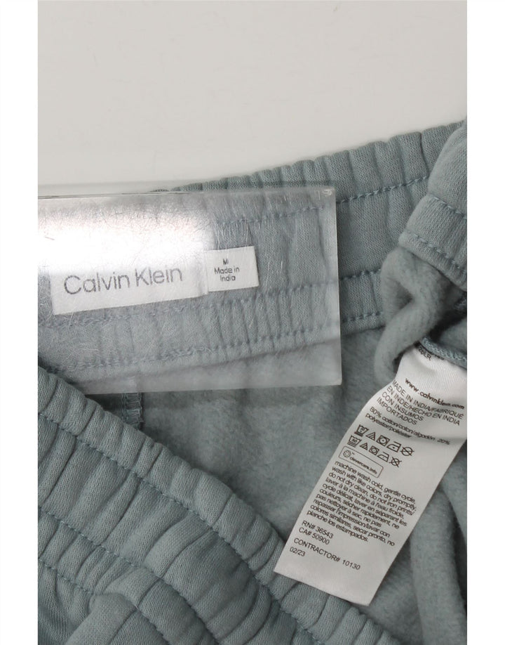 Calvin Klein Hombre Pantalones De Chándal Gráfico De Algodón Azul Medio
