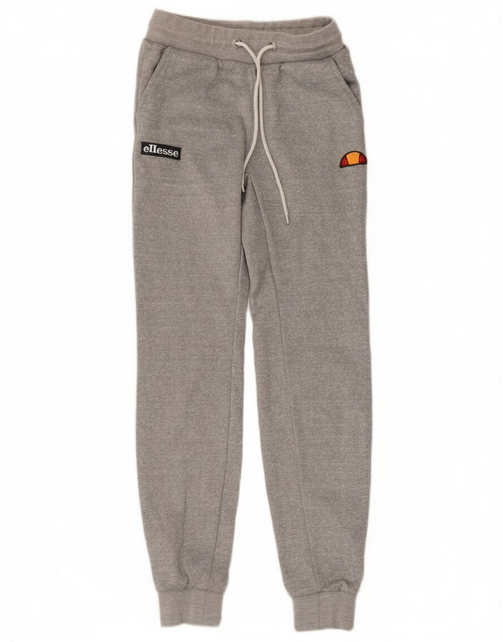 Ellesse Pantalones de chándal para mujer Joggers UK 4 XS Gris Poliéster