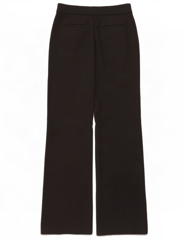 Pantalones de traje de pernera ancha para mujer de Boden UK 10 Small W28 L31 Viscosa negra