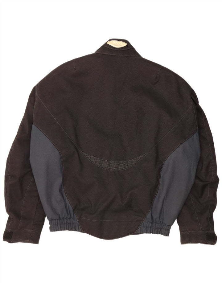 Clover Chaqueta de motociclista para hombre, talla 40, color negro grande