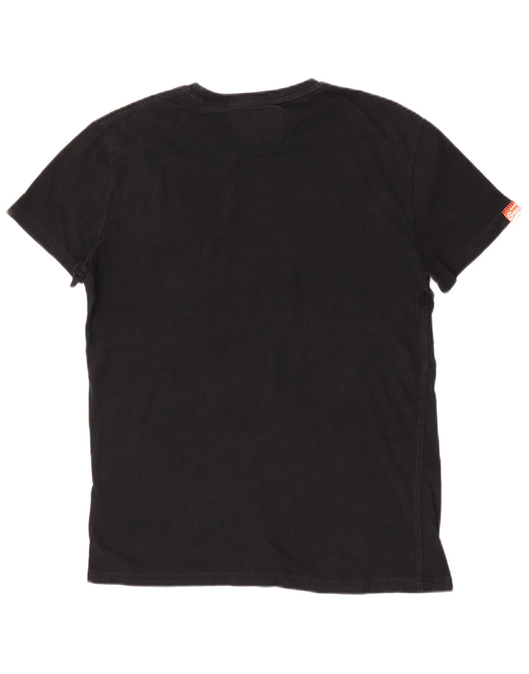 Superdry Camiseta para hombre Top Medium Black Cotton