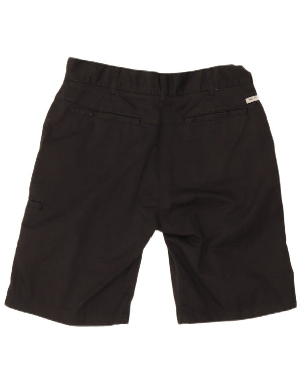 Vans Mens Cargo Shorts W34 Grande Poliéster Negro