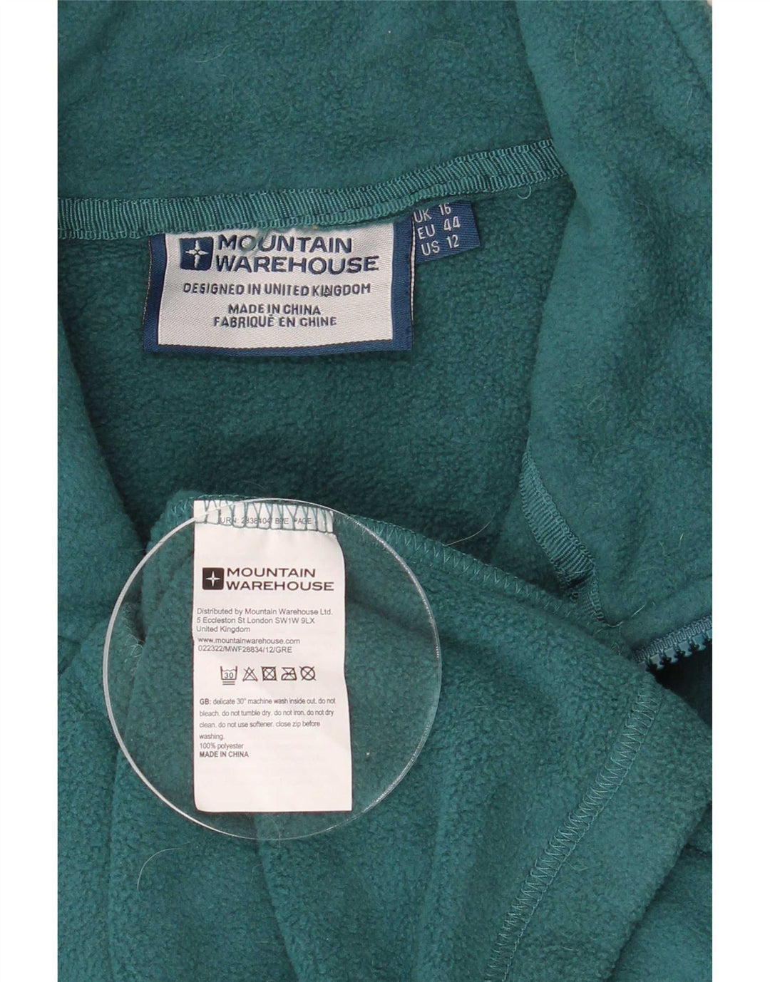 Chaqueta polar extragrande para mujer Mountain Warehouse UK 46 Grande Verde