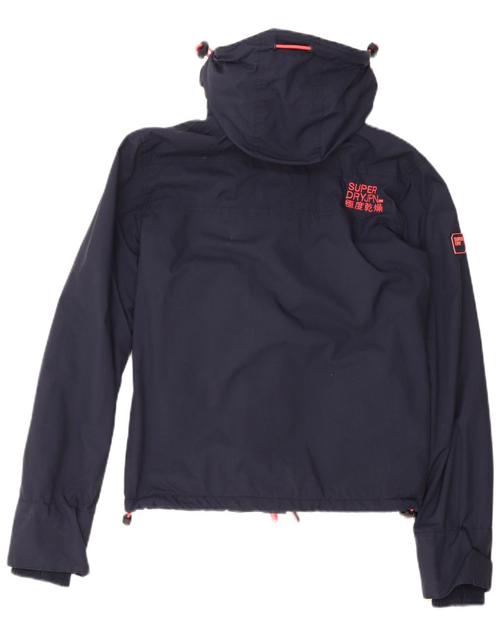 SUPERDRY Chaqueta cortavientos extragrande para mujer Windcheater UK 6 XS Azul marino