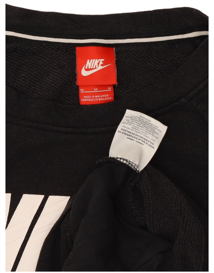 Nike - Sudadera gráfica para mujer, talla 40, talla M, color negro