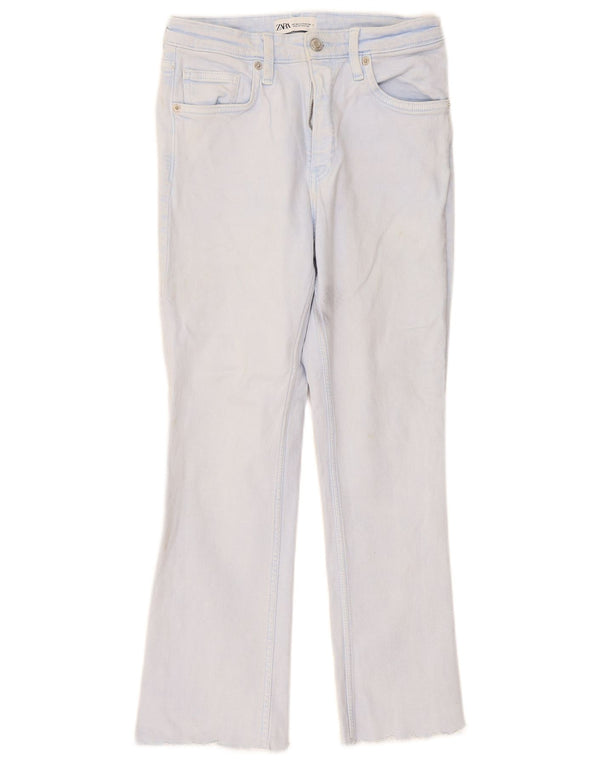 Zara Vaqueros Rectos Mujer EU 38 Small W28 L26 Azul