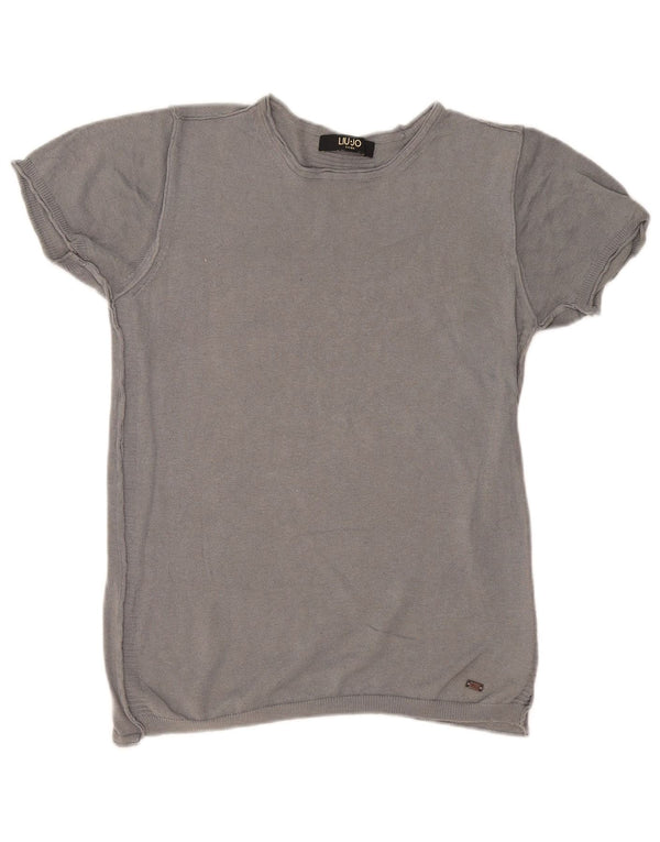 Camiseta Liu Jo Hombre Top Gris Medio Algodón