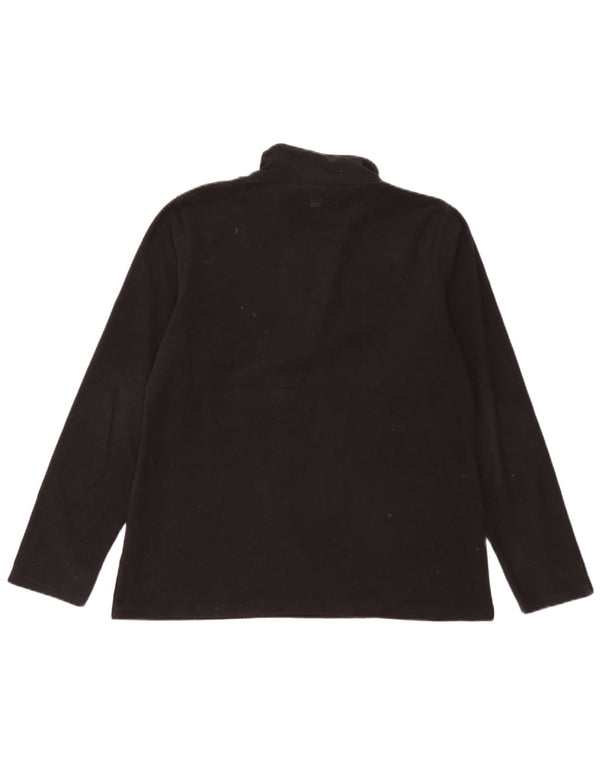 Jersey de forro polar con cuello y cremallera para mujer Mountain Warehouse UK 46 Grande Negro