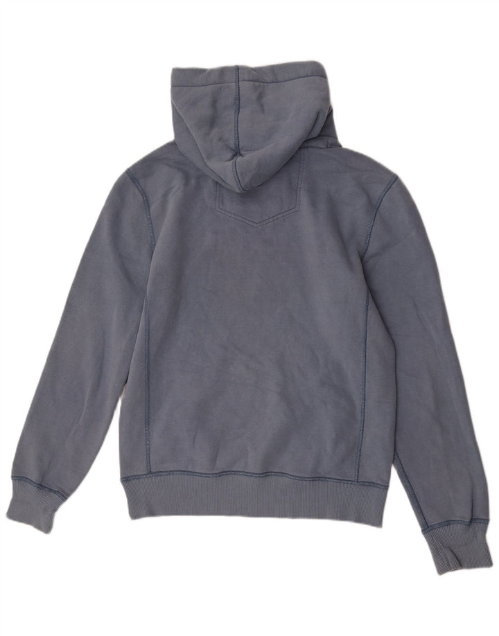 Sudadera con capucha y estampado gráfico de Fat Face para hombre Azul pequeño
