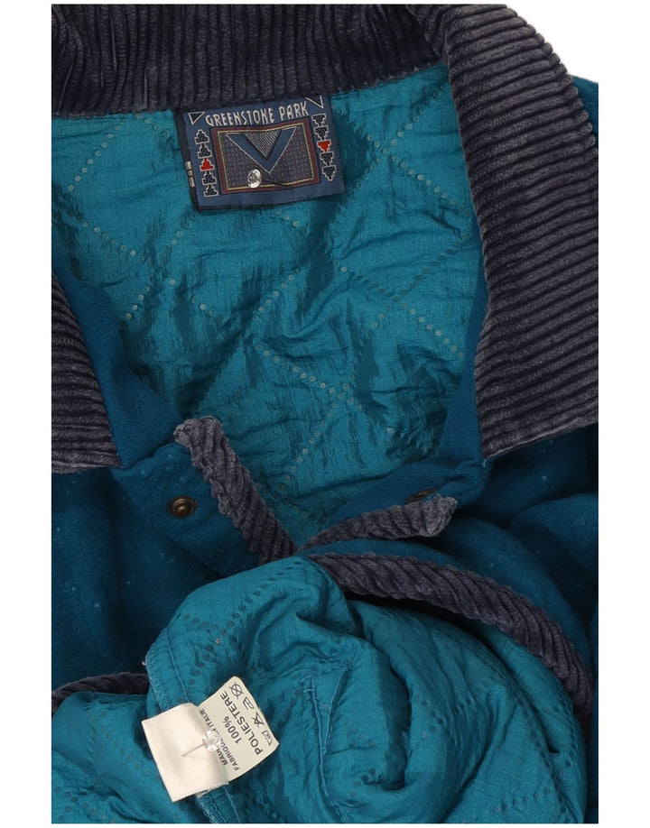 Greenstone Park Chaqueta acolchada para hombre UK 38 Poliéster azul medio
