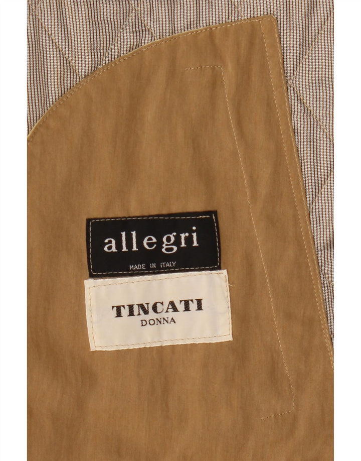 Allegri Chaleco acolchado para mujer UK 44 Medio Beige