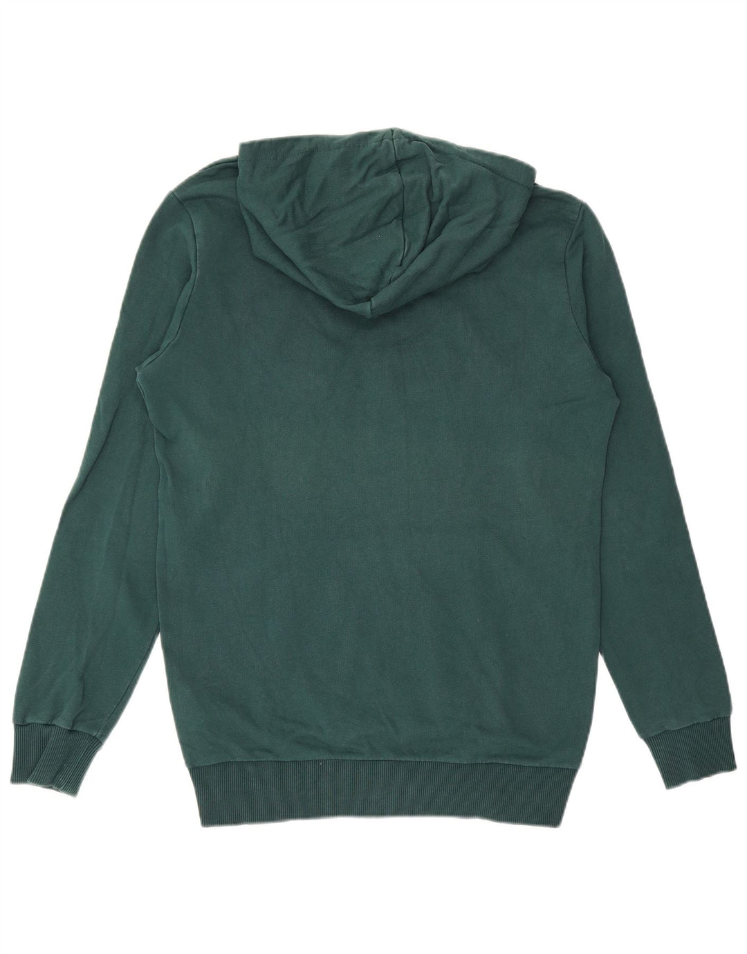 PUMA Jersey con capucha gráfica para hombre pequeño de algodón verde