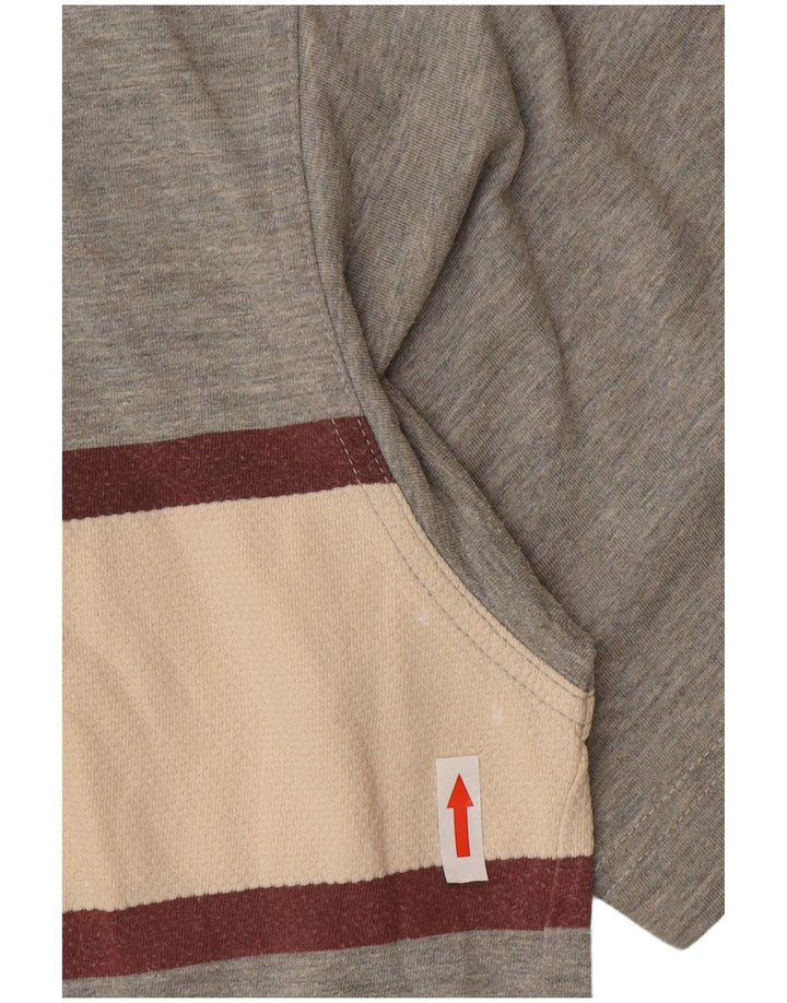 Camiseta Puma Hombre Top Algodón Colorblock Gris Medio