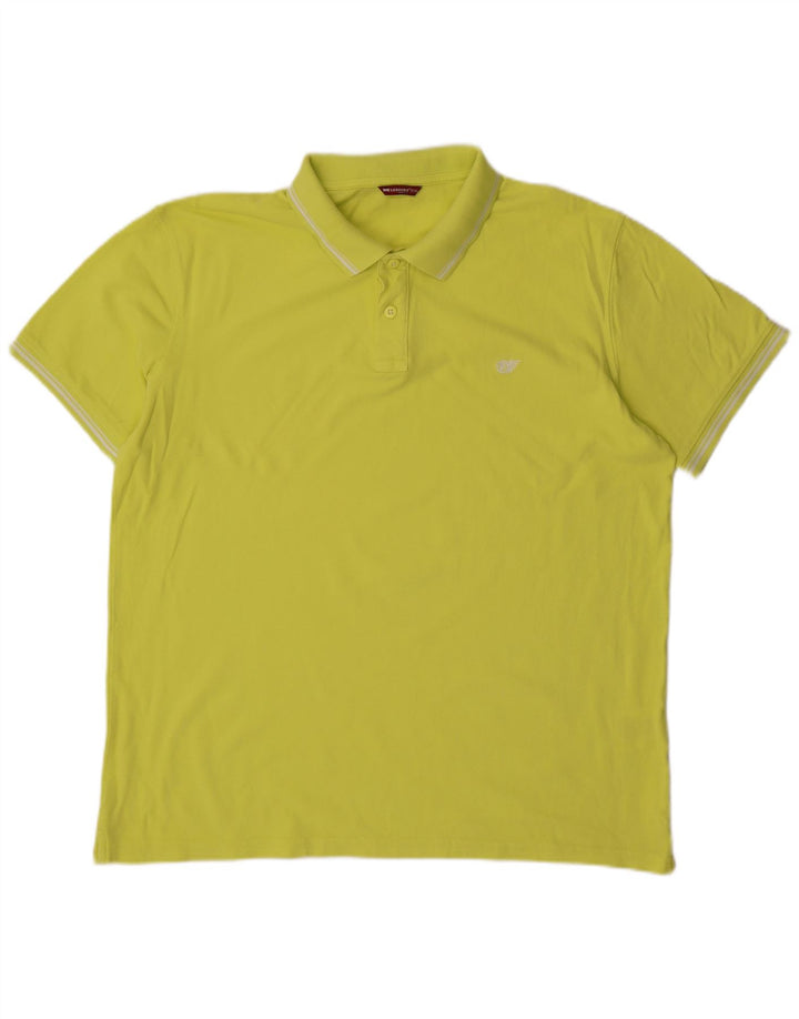CARRERA Polo Hombre 2XL Algodón Amarillo