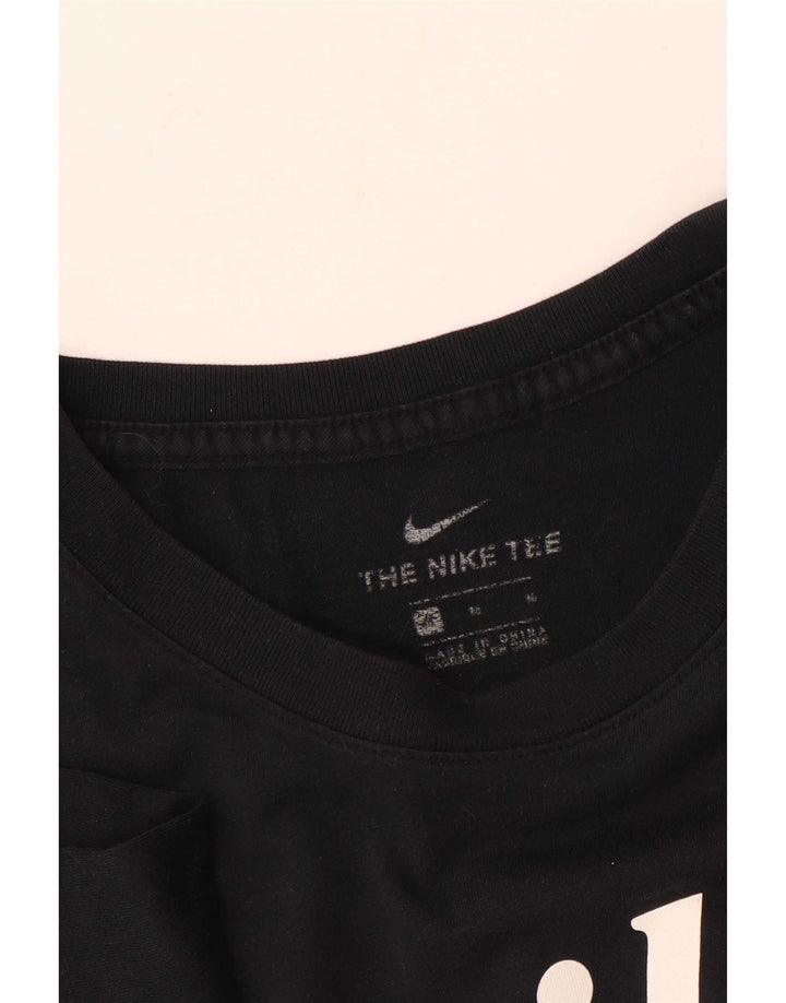 Nike Camiseta gráfica para hombre, parte superior mediana negra