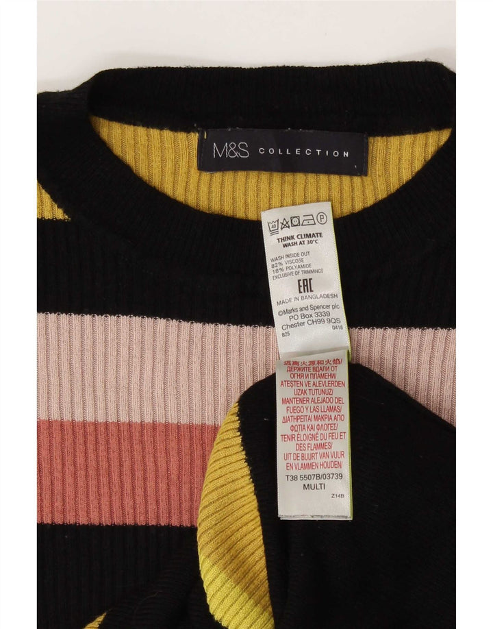 Marks & Spencer - Jersey de cuello redondo para mujer, talla 40, talla M, multicolor