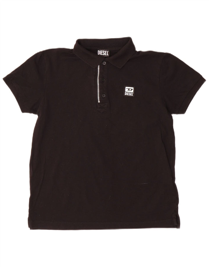 DIESEL Polo Hombre Algodón Negro Mediano