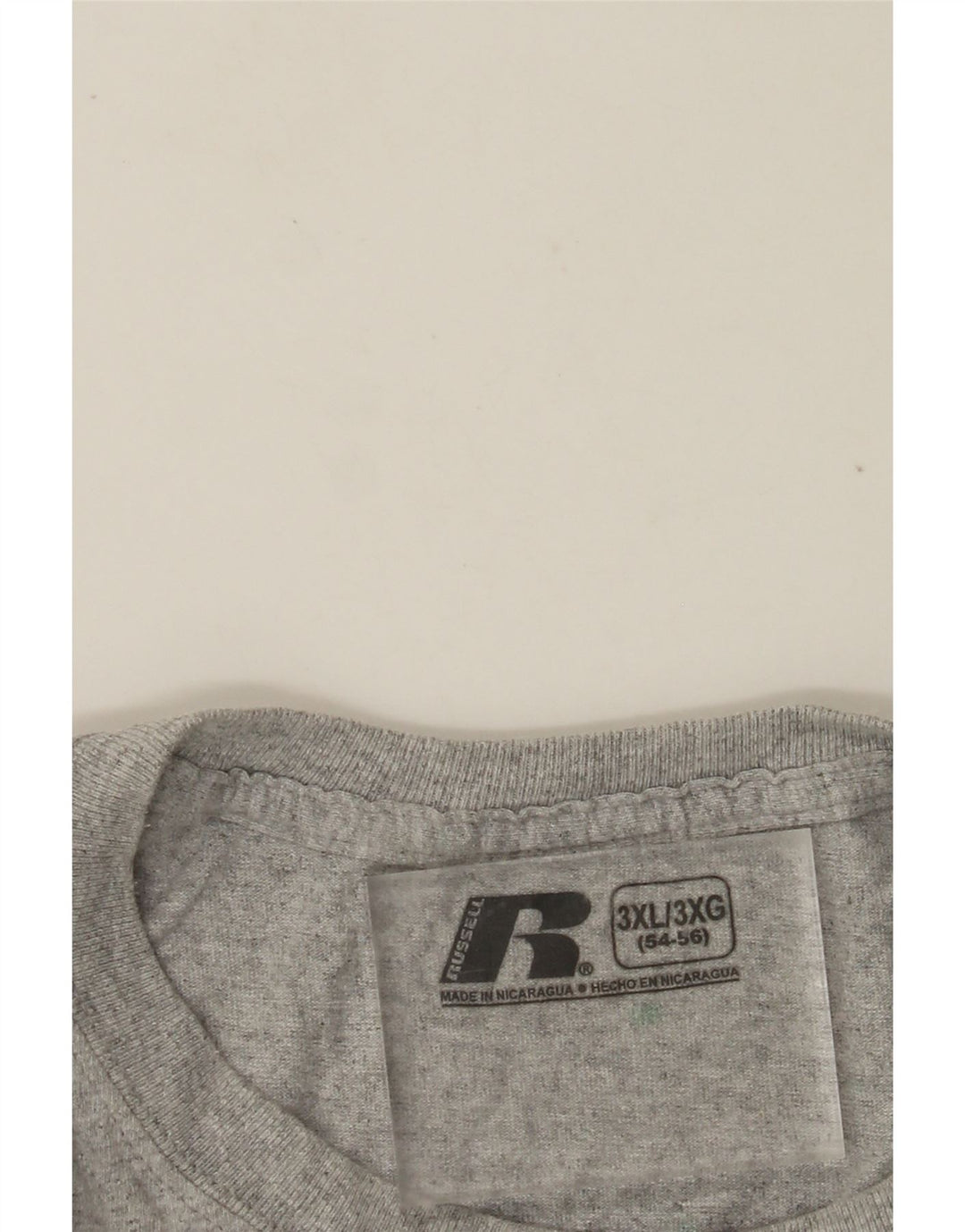 RUSSELL ATHLETIC Camiseta para hombre UK 54/56 3XL Gris moteado
