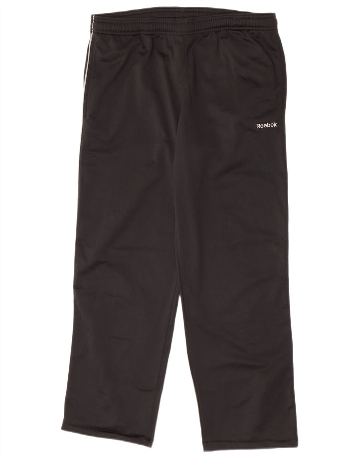 Reebok Pantalón Chándal Hombre Small Negro Poliéster
