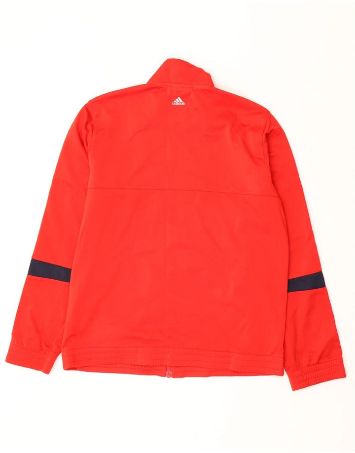 ADIDAS Chaqueta de chándal para niño 13-14 años Rojo Colorblock Poliéster