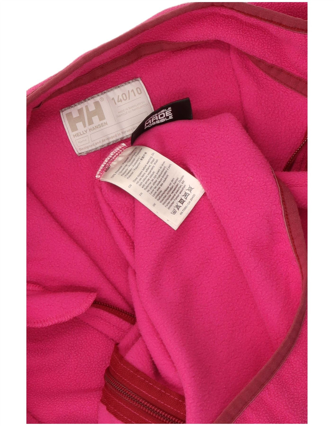Helly Hansen Chaqueta Polar Niña 9-10 Años Rosa Poliéster