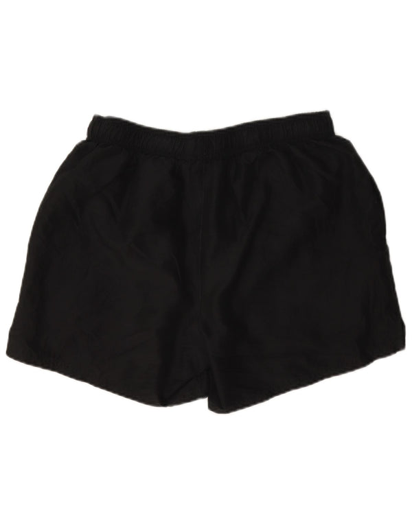 Nike Womens Sport Shorts UK 14 Medium Black Polyester