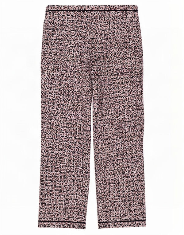 Marks & Spencer Pantalones casuales para mujer UK 12 Medium W30 L30 Azul marino