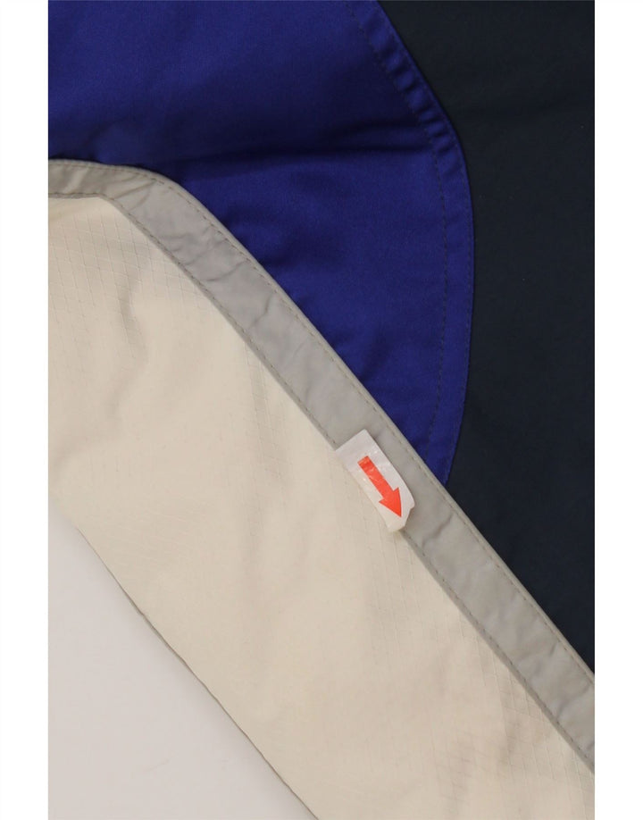 Aesse Chaqueta de esquí con capucha para hombre IT 54 2XL Azul Colorblock