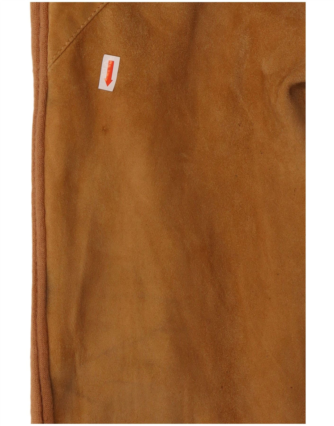 Vintage hombres ante bomber chaqueta Reino Unido 42 XL cuero marrón