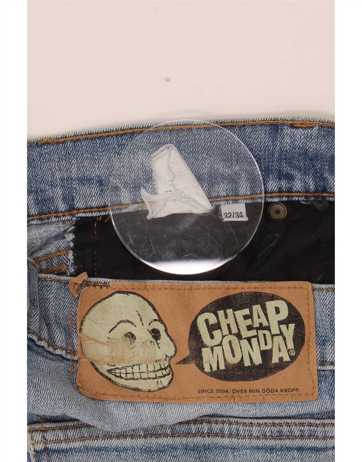 Vaqueros rectos para hombre de Cheap Monday W32 L27 Azul
