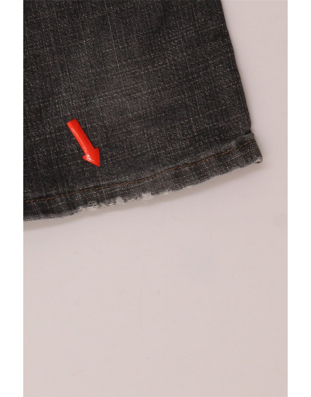 Levi's Jeans rectos desgastados 505 para mujer US 6 Medium W30 L32 Gris