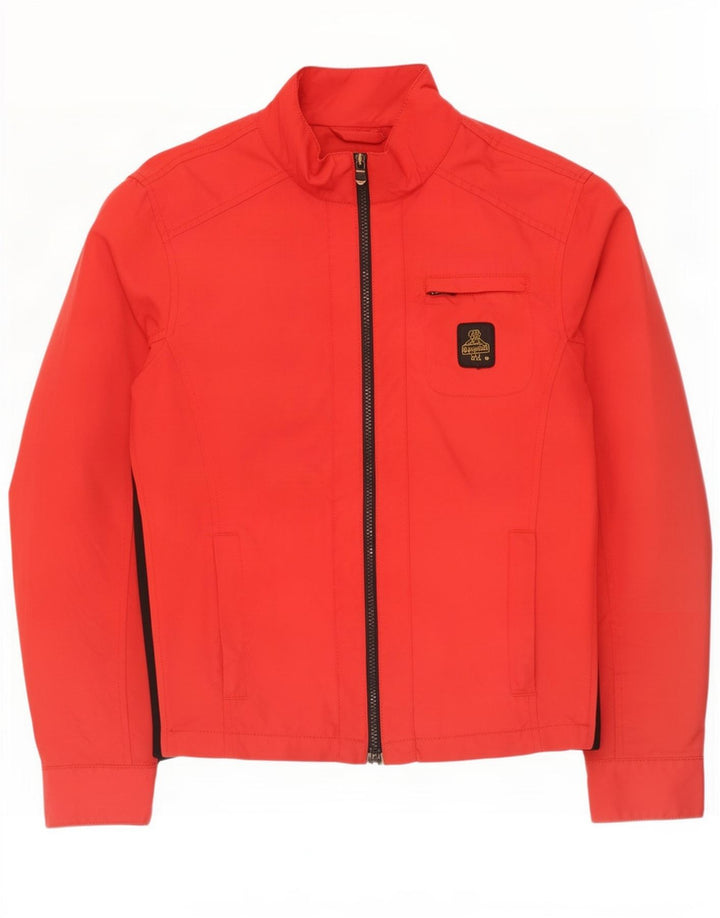 Refrigiwear Chaqueta bomber para hombre UK 38 Medium Red Colourblock Nylon