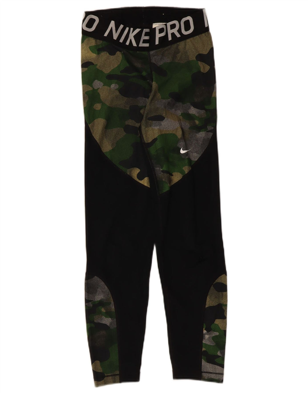 Nike Leggings gráficos para mujer UK 4 XS Negro Camuflaje Poliéster