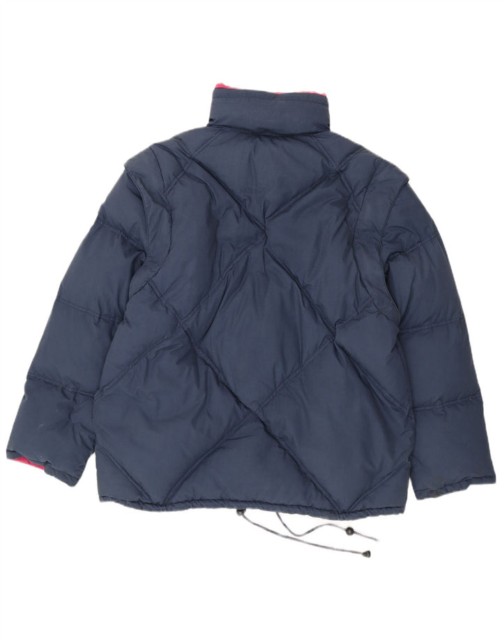 Lotto Chaqueta Acolchada Reversible para Hombre UK 36 Small Poliéster Azul Marino