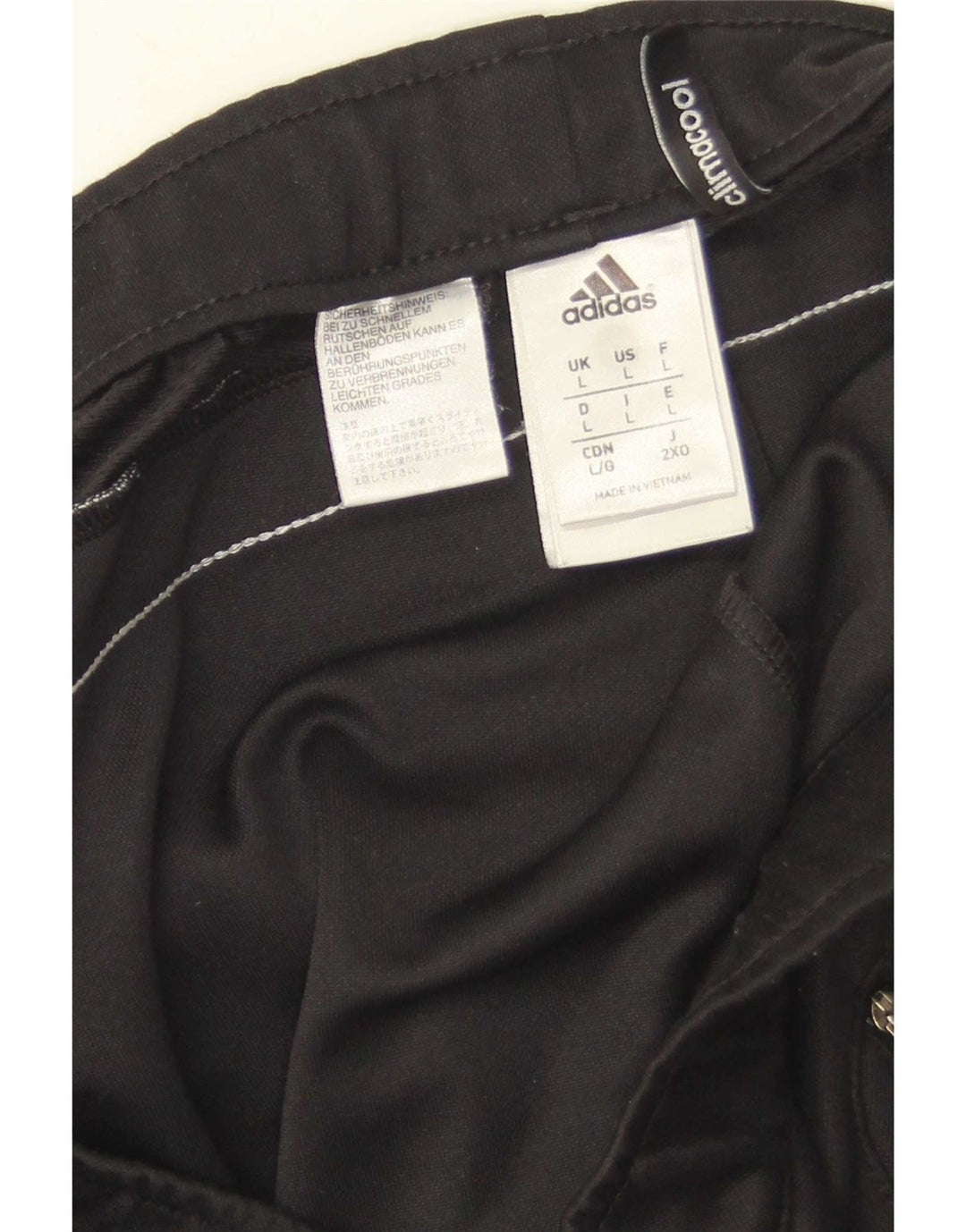 Adidas Climacool - Pantalón de chándal para hombre, tamaño grande, color negro, poliéster