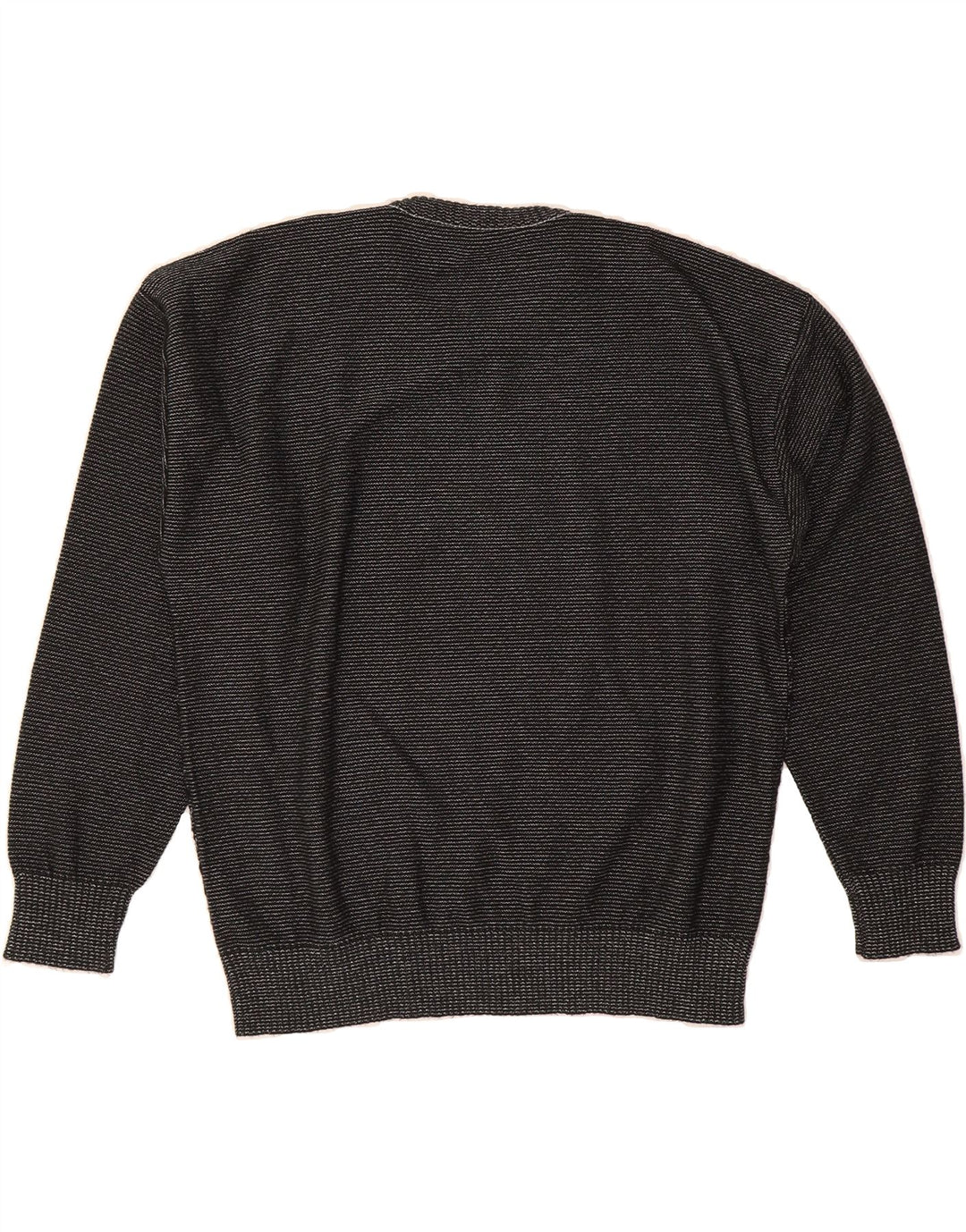 VINTAGE Womens Abstract Pattern Crew Neck Jumper Sweater EU 46 XL Grey Vintage Vintage and Second-Hand Vintage from Messina Hembry 